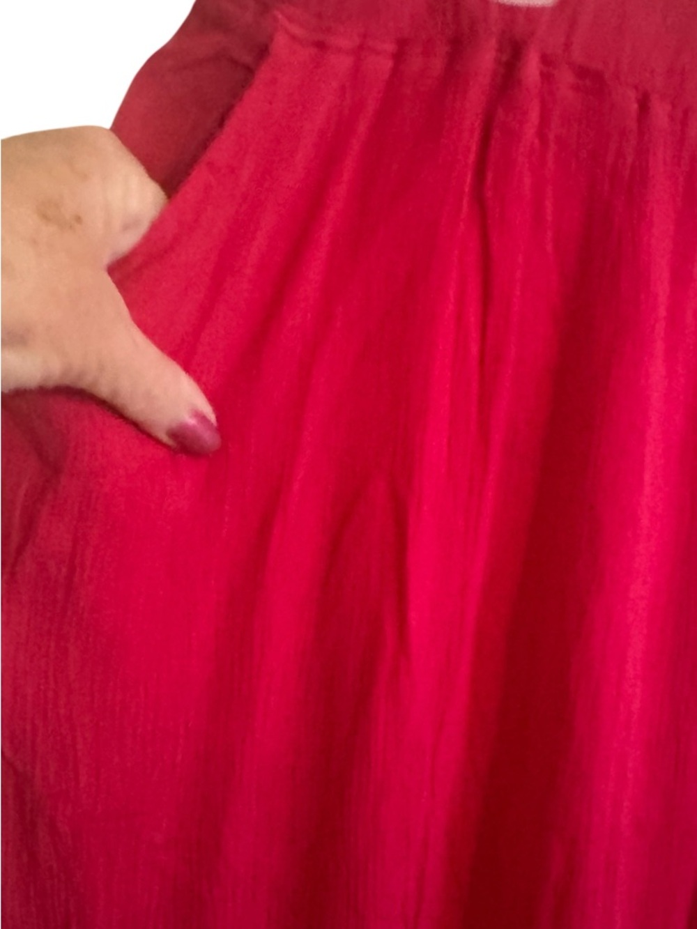 NWT Catherine's Hot Pink Wide Leg Pull-On Pants PLUS: 3X       #14 - Picture 3 of 6